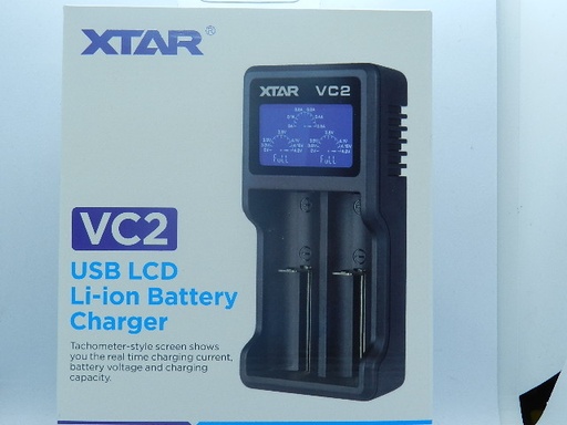 XTAR VC2 USB LCD Li-ion Battery Charger 2 er