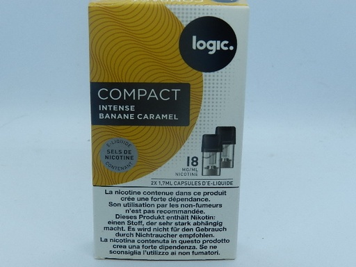 Logic Ersatzpod Compact  Intense Banana Caramel 18 mg