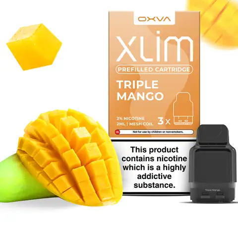Oxva Xlim Prefilled Cartridge  2ml 20mg Triple Mango
