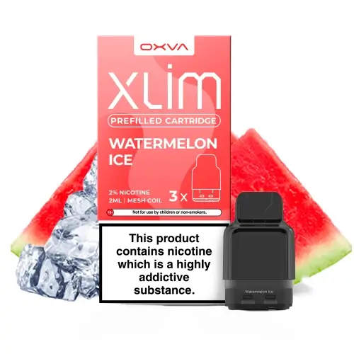 Oxva Xlim Prefilled Cartridge  2ml 20mg Watermelon Ice