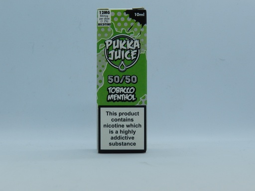 Pukka Juice Tabacco Menthole 10ml 12mg